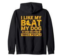 J'aime mon bateau, mon chien et peut-être trois personnes Sweat à Capuche