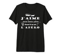 J'aime Mon Beau père Quand il me Sert l'apéro ! T-Shirt Haut de Gamme