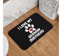 J'aime Mon Berger Allemand Paillasson D'Entree Durable Paillasson Intérieur Lavable en Machine Tapis De Douche pour Extérieur Salon Porte 40X60Cm