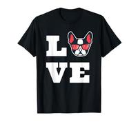 J'aime Mon Bostie Boston Terrier, Maman, Papa, Amoureux des Chiens T-Shirt