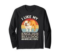 J'aime mon bouledogue anglais et j'aime que 3 personnes soient drôles pour les amoureux des chiens Manche Longue