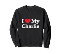 J'aime Mon Charlie Heart Charlie Love Charlie Sweatshirt