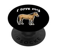 J'aime Mon Cheval PopSockets PopGrip Adhésif