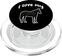J'aime Mon Cheval PopSockets PopGrip pour MagSafe