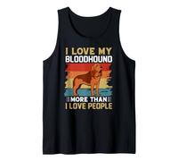 J'aime Mon Chien Bloodhound Plus Que J'aime Les Gens Débardeur