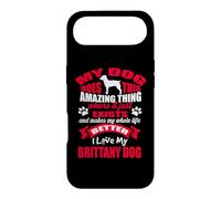J'aime Mon Chien de Bretagne Funny Puppy Lover Coque pour iPhone Air
