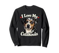 J'aime Mon Chien léopard Catahoula, propriétaire drôle de Catahoula Sweatshirt