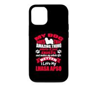 J'aime Mon Chien Lhassa Apso Amant drôle de Chiot Coque pour iPhone 12/12 Pro