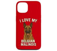J'aime Mon Chien Malinois Belge Coque pour iPhone 13