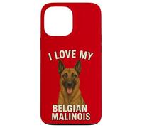 J'aime Mon Chien Malinois Belge Coque pour iPhone 13 Pro Max