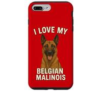 J'aime Mon Chien Malinois Belge Coque pour iPhone 7 Plus/8 Plus