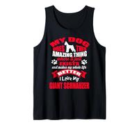 J'aime Mon Chien Schnauzer géant Funny Puppy Dogs Lovers Débardeur