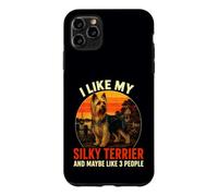 J'aime Mon Chien Silky Terrier & Maybe Like 3 People Retro Coque pour iPhone 11 Pro Max