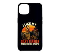 J'aime Mon Chien Silky Terrier & Maybe Like 3 People Retro Coque pour iPhone 13