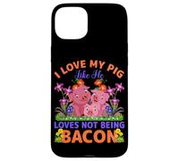 J'aime Mon Cochon comme il Aime ne Pas être du Bacon Coque pour iPhone 15 Plus