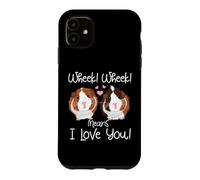 J'aime Mon Cochon d'Inde Amoureux des Cobayes Cobaye Chon Coque pour iPhone 11