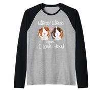 J'aime Mon Cochon d'Inde Amoureux des Cobayes Cobaye Chon Manche Raglan