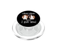 J'aime Mon Cochon d'Inde Amoureux des Cobayes Cobaye Chon PopSockets PopGrip pour MagSafe