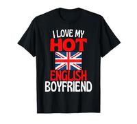 J'aime Mon Copain Anglais Chaud Funny England T-Shirt