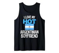 J'aime Mon Copain Argentin Chaud Funny Argentina Débardeur