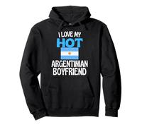 J'aime Mon Copain Argentin Chaud Funny Argentina Sweat à Capuche