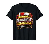 J'aime Mon Couple drôle de Copine Super Chaude T-Shirt