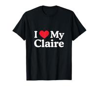J'aime Mon cœur Claire, Claire, Love Claire T-Shirt