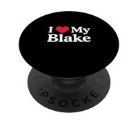 J'aime Mon cœur de Blake Blake Love Blake PopSockets PopGrip Adhésif