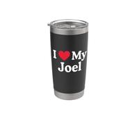 J'aime mon cœur de Joel Joel Love Joel Gobelet isotherme en acier inoxydable double paroi