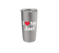 J'aime mon cœur de Joel Joel Love Joel Gobelet isotherme en acier inoxydable double paroi