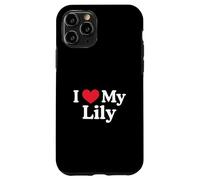J'aime Mon cœur de lys Lily Love Lily Coque pour iPhone 11 Pro