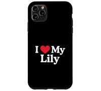 J'aime Mon cœur de lys Lily Love Lily Coque pour iPhone 11 Pro Max