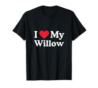 J'aime Mon cœur de Saule Willow Love Willow T-Shirt