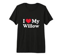 J'aime Mon cœur de Saule Willow Love Willow T-Shirt Haut de Gamme