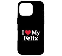 J'aime Mon cœur Felix Felix Love Felix Coque pour iPhone 16 Pro