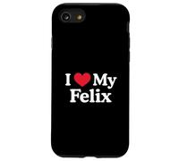 J'aime Mon cœur Felix Felix Love Felix Coque pour iPhone SE (2020) / 7/8
