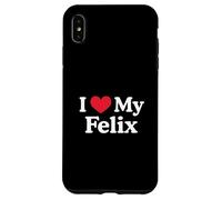 J'aime Mon cœur Felix Felix Love Felix Coque pour iPhone XS Max