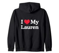 J'aime Mon cœur Lauren Lauren Love Lauren Sweat à Capuche