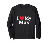J'aime Mon cœur Max Love Max Manche Longue