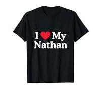 J'aime Mon cœur Nathan Love Nathan T-Shirt