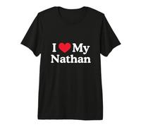 J'aime Mon cœur Nathan Love Nathan T-Shirt Haut de Gamme