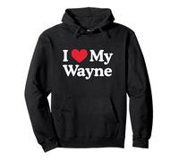 J'aime Mon cœur Wayne Love Wayne Sweat à Capuche