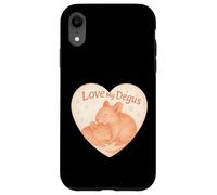 J'aime mon Degus Heart Degu Lover Coque pour iPhone XR