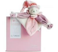 Doudou collector ours rose
