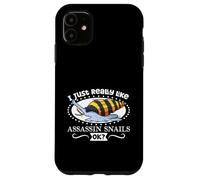 J'aime Mon Escargot de Barbarie Coque pour iPhone 11