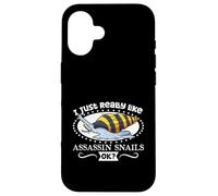 J'aime Mon Escargot de Barbarie Coque pour iPhone 16