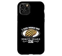 J'aime Mon Escargot de Course zèbre Coque pour iPhone 11 Pro