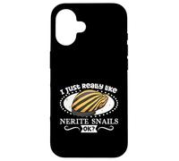 J'aime Mon Escargot de Course zèbre Coque pour iPhone 16