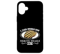 J'aime Mon Escargot de Course zèbre Coque pour iPhone 16 Plus