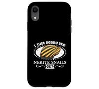 J'aime Mon Escargot de Course zèbre Coque pour iPhone XR